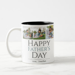 Einfache Familienkollektion des Modernen Vatertags Zweifarbige Tasse