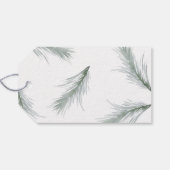 Einfache Familienname Weihnachts-Geschenktasten Geschenkanhänger (Rückseite Horizontal)