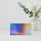 Einfache Farbabstufung Visitenkarte (Stehend Vorderseite)