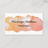 Einfache Farbe Pinsel Pinselstrich Visitenkarte (Vorderseite)