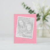 Einfache Farbe Postkarte (Stehend Vorderseite)