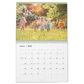 Einfache Farbenfrohe Foto Klassische Bildmotive Kalender (Mär 2026)