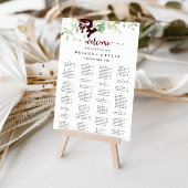 Einfache farbenfrohe klassische Alphabetik-Sitzkar Poster