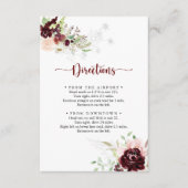 Einfache farbenfrohe klassische blumengeschichtlic begleitkarte (Vorderseite)