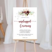 Einfache farbenfrohe klassische Blütenzeremonie oh Poster