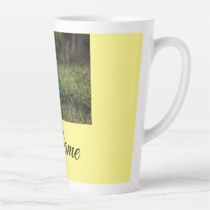 Einfache farbenfrohe Tier-Add-Name-Foto-individuel Milchtasse