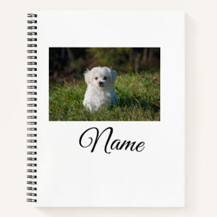 Einfache farbenfrohe Tier-Add-Name-Foto-individuel Notizblock