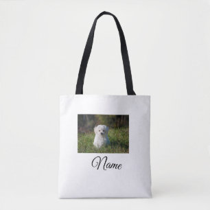 Einfache farbenfrohe Tier-Add-Name-Foto-individuel Tasche