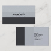 Einfache farbige Art der Eleganz noble zwei Visitenkarte (Vorne/Hinten)