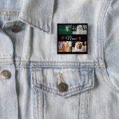 Einfache farbige Foto-Namenssammlung Button (Beispiel)