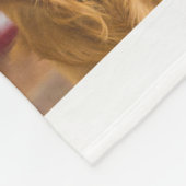 Einfache farbige Foto-Namenssammlung Fleecedecke (Ecke)