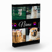 Einfache farbige Foto-Namenssammlung Fotoblock (Links)