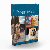 Einfache farbige Foto-Namenssammlung Fotoblock (Links)