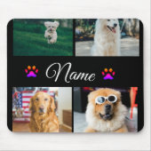 Einfache farbige Foto-Namenssammlung Mousepad (Vorne)