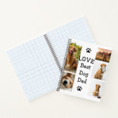 Einfache farbige Foto-Namenssammlung Notizblock (Innenseite)