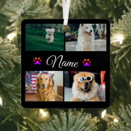 Einfache farbige Foto-Namenssammlung Ornament Aus Metall