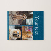 Einfache farbige Foto-Namenssammlung Puzzle (Horizontal)