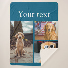 Einfache farbige Foto-Namenssammlung Sherpadecke