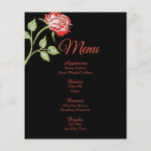 Einfache farbige Rose (Vorderseite)