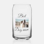 Einfache farbige Tiere geben Foto Hund Mama-Gesche Dosenglas (Vorderseite)