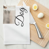 Einfache farbige Tiere geben Foto Hund Mama-Gesche Geschirrtuch (Viertel Falte)