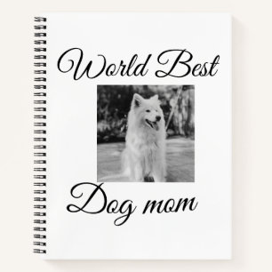 Einfache farbige Tiere geben Foto Hund Mama-Gesche Notizblock