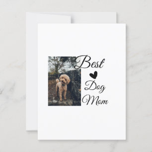 Einfache farbige Tiere geben Foto Hund Mama-Gesche Postkarte