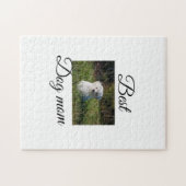 Einfache farbige Tiere geben Foto Hund Mama-Gesche Puzzle (Horizontal)