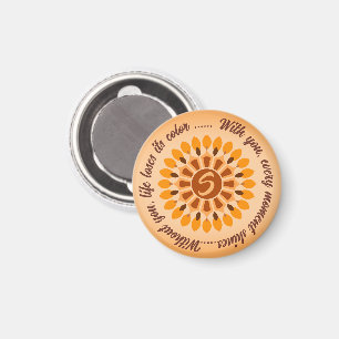 EINFACHE FARBMODERNE GIFT DAUGHTER SISTER MAMA L MAGNET