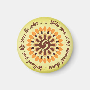 EINFACHE FARBMODERNE GIFT DAUGHTER SISTER MAMA L MAGNET