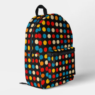 Einfache Farbpunkte Bedruckter Rucksack