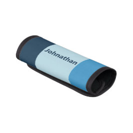 Einfache Farbtöne für blaue vertikale Streifen Gepräckgriffwickel