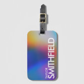 Einfache Farbverschiebung Gepäckanhänger (Vorderseite Vertikal)