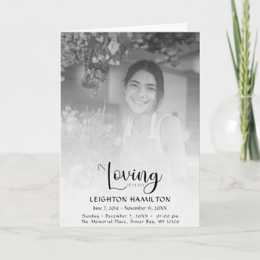 Einfache Feier zum Foto des geflochtenen Programms Programm (Vorderseite)