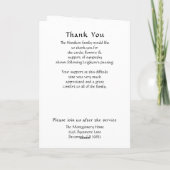 Einfache Feier zum Foto des geflochtenen Programms Programm (Rückseite)