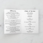 Einfache Feier zum Foto des geflochtenen Programms Programm (Innenseite)