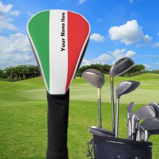 Einfache, feine italienische Fahne Personalisiert  Golf Headcover