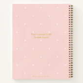 Einfache, feine Stilmischung und Polka Dot Rezept Notizblock (Rückseite)