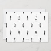 Einfache Ferien Freude Foto Personalisiert Feiertagskarte (Rückseite)