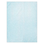 Einfache festliche, hellblaue, gesprenkelte Punkte Tischdecke (Vorderseite)