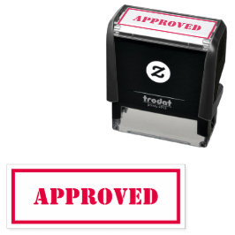 Einfache, fett rot markierte, benutzerdefinierte M Permastempel