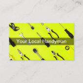 Einfache, fette Handyman Style Business Cards Visitenkarte (Vorderseite)
