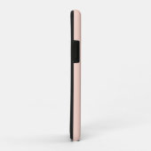 Einfache fette Initialen Monogramm Rosa Rosa Case-Mate iPhone Hülle (Hinten/Rechts)