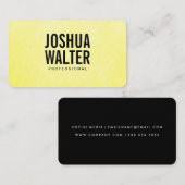 Einfache fette Textzyklus Visitenkarte (Vorne/Hinten)