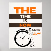 Einfache fette Typografie trendiger moderner Poste Poster (Vorne)