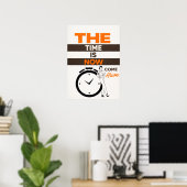 Einfache fette Typografie trendiger moderner Poste Poster (Heimbüro)
