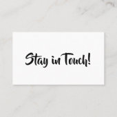 Einfache, fette Typografie "We ve Moved"-Karte Visitenkarte (Rückseite)