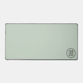 Einfache Firmenlogos auf Grün Schreibtischunterlage (Vorderseite)