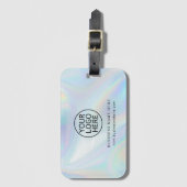 Einfache Firmenlogos für anspruchsvolle Mitarbeite Gepäckanhänger (Vorderseite Vertikal)