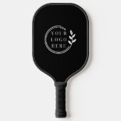 Einfache Firmenlogos für Unternehmen Pickleball Schläger (Vorderseite)